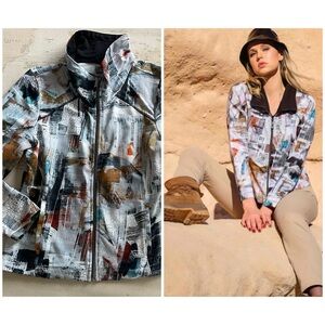 Art Simply by Dolcezza "Kamiros" Jacket Size Medium Art to Wear